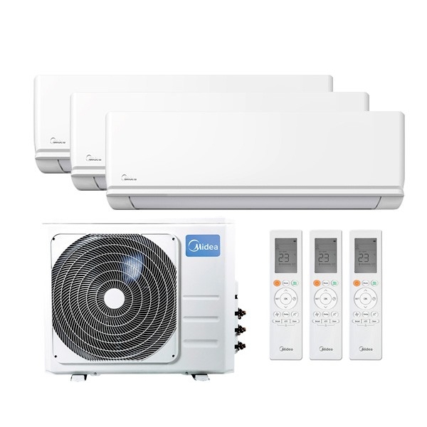 Мульти сплит система на 3 комнаты Midea M3OA-27HFN8-Q1 + MMAG2-09N8D0-I х3