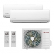 Мульти сплит система на 2 комнаты Pioneer 2MSHD18F / KFRI25FW х2