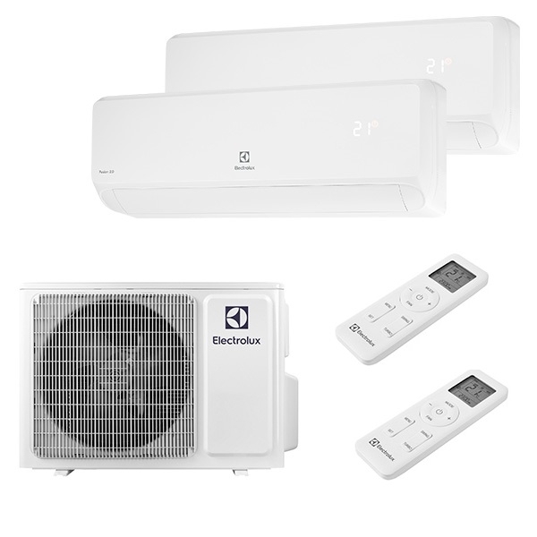 Мульти сплит-система на 2 комнаты Electrolux EACO/I-24 FMI-3 / EACS/I-09 HMB_WF + EACS/I-18 HMB_WF