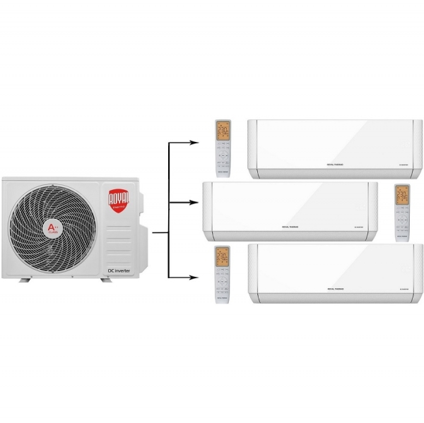 Мульти сплит - система на 3 комнаты Royal Thermo RTFMO-27HN8 / RTFMI-09HN8/white х3