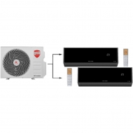 Мульти сплит - система на 2 комнаты Royal Thermo RTFMO-18HN8 / RTFMI-09HN8/black х2