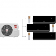 Мульти сплит - система на 3 комнаты Royal Thermo RTFMO-27HN8 / RTFMI-09HN8/black х3