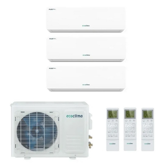 Мульти сплит-системы на 3 комнаты Ecoclima CM3-CH21/4R2 / CMWM-CH09/AA-4R2 х3