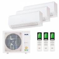 Мульти сплит система на 3 комнаты AUX AM3-H27/4DR2 + AMWM-H09/4R2(BA) х3