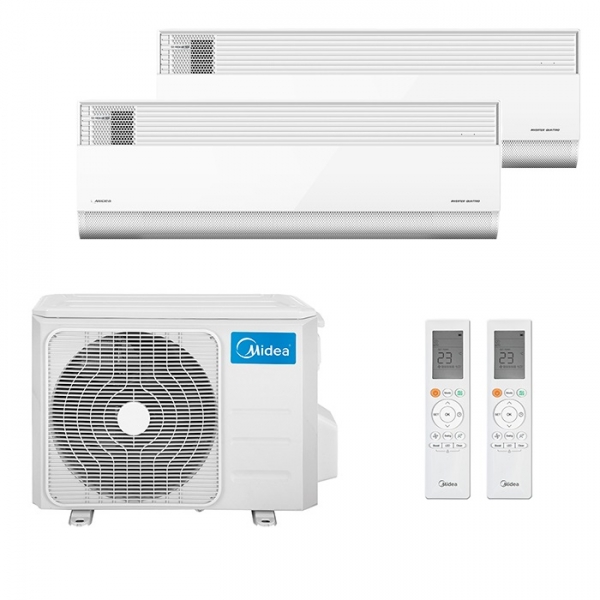 Мульти сплит-система на 2 комнаты Midea M2OE-18HFN8-Q1 / MMCA1BU-09HRFN8 х2