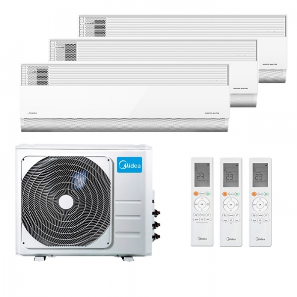 Мульти сплит-система на 3 комнаты Midea M3OA-27HFN8-Q1 / MMCA1BU-09HRFN8 х3