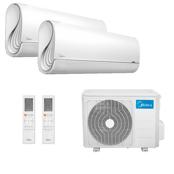 Мульти сплит-система на 2 комнаты Midea M2OE-18HFN8-Q1 / MSFA2-09N8D6-I х2
