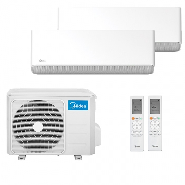 Мульти сплит-система на 2 комнаты Midea M2OE-18HFN8-Q1 / MMFE-09N8D6-I х2