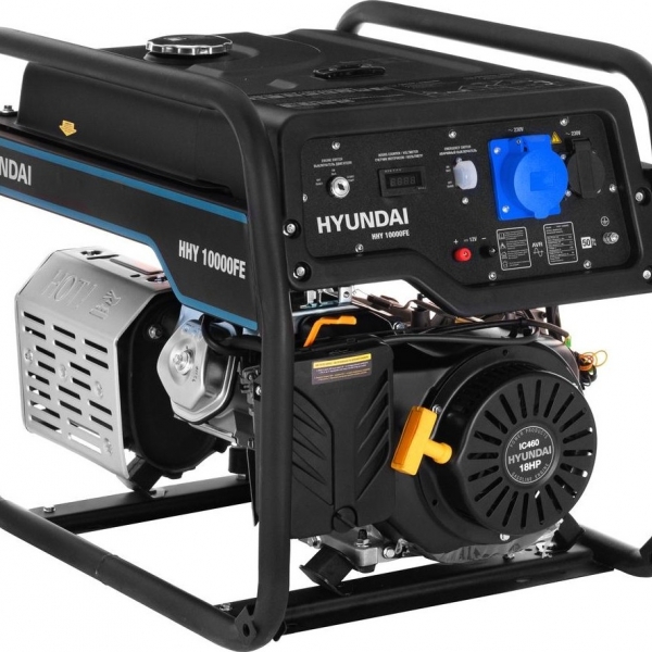 Генератор бензиновый Hyundai HHY 10000FE