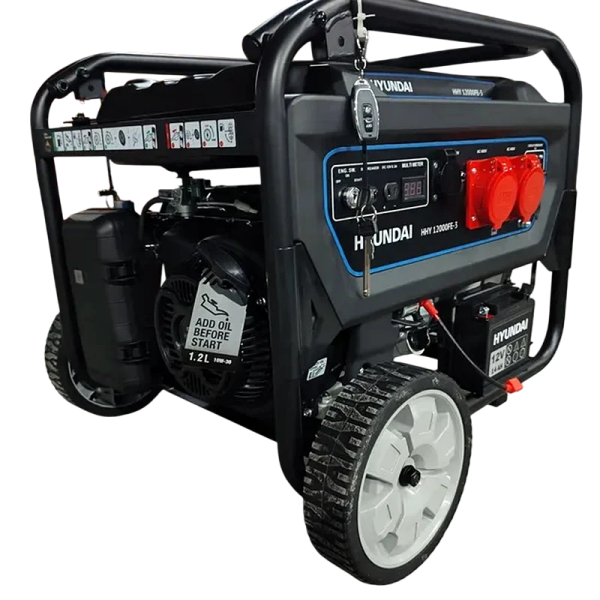 Генератор бензиновый Hyundai HHY 12000FE-3