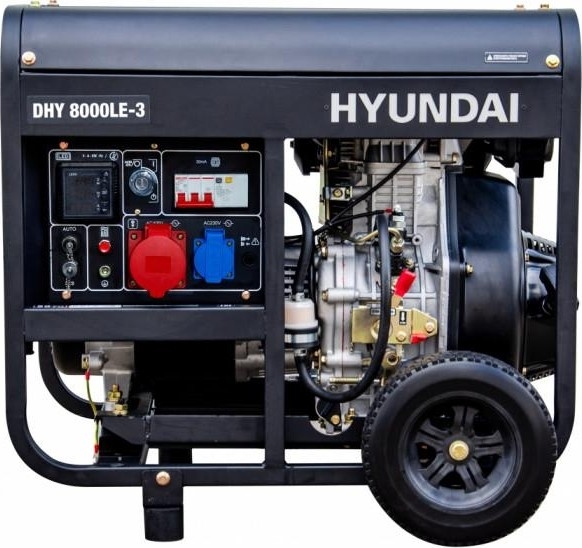 Генератор дизельный Hyundai DHY 8000LE-3