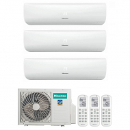 Мульти сплит система Hisense на 3 комнаты AMW3-24U4RJC / AMS-09UW4RMRKB00 х2 / AMS-12UW4RXRKB00