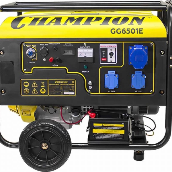 Бензиновый генератор CHAMPION GG6501E