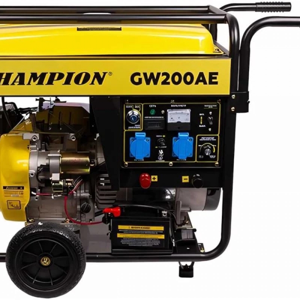 Бензиновый сварочный генератор CHAMPION GW200AE