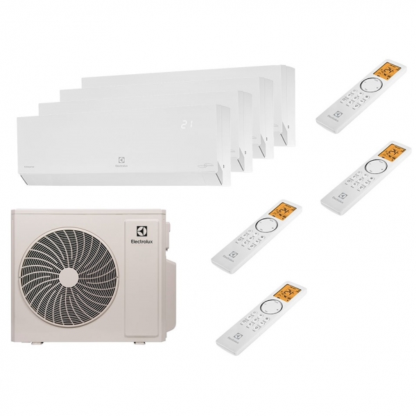 Мульти сплит-система на 4 комнаты Electrolux EACO/I-36 FMI-4 / EACS/I-09 HEN_WT х4