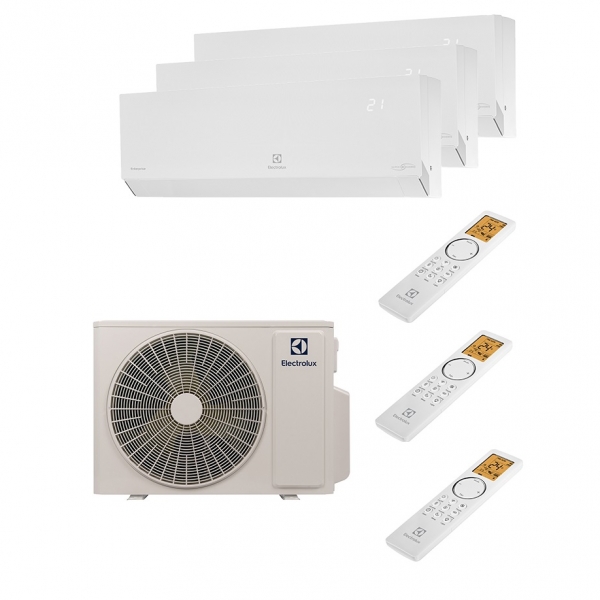 Мульти сплит-система на 3 комнаты Electrolux EACO/I-24 FMI-3 / EACS/I-09 HEN_WT  х3