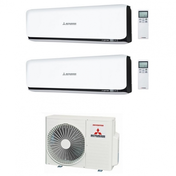 Мульти сплит-система Mitsubishi Heavy SCM50ZS-W / SRK25ZSX-WFB х2