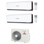 Мульти сплит-система Mitsubishi Heavy SCM50ZS-W / SRK25ZSX-WFB х2