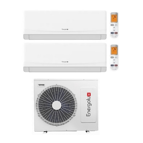 Мульти сплит-система на 2 комнаты Energolux ESAM18M2_AR2_DC2 / ESAS09M6_WF_AR2_DC х2