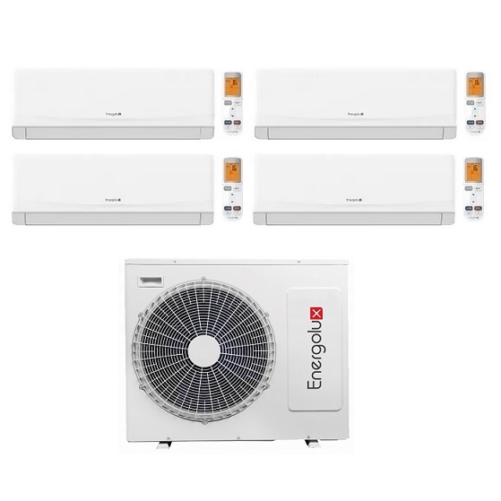Мульти сплит-система на 4 комнаты Energolux ESAM36M2_AR2_DC4 / ESAS09M6_WF_AR2_DC х4