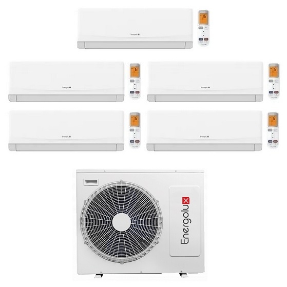 Мульти сплит-система на 5 комнаты Energolux ESAM42M2_AR2_DC5 / ESAS09M6_WF_AR2_DC х5