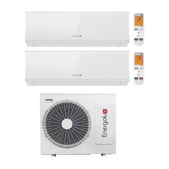 Мульти сплит-система на 2 комнаты Energolux ESAM18M2_AR2_DC2 / ESAS09M3_WF_AR2_DC х2