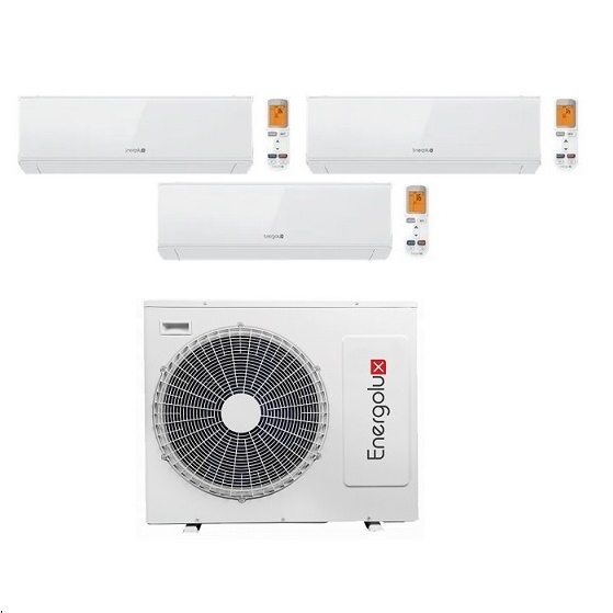 Мульти сплит-система на 3 комнаты Energolux ESAM27M2_AR2_DC3 / ESAS09M3_WF_AR2_DC х3