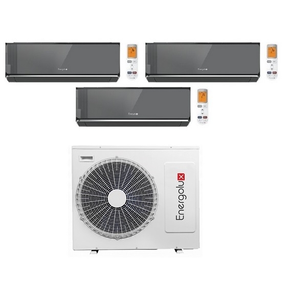 Мульти сплит-система на 3 комнаты Energolux ESAM27M2_AR2_DC3 / ESAS09M3_WFB_AR2_DC х3