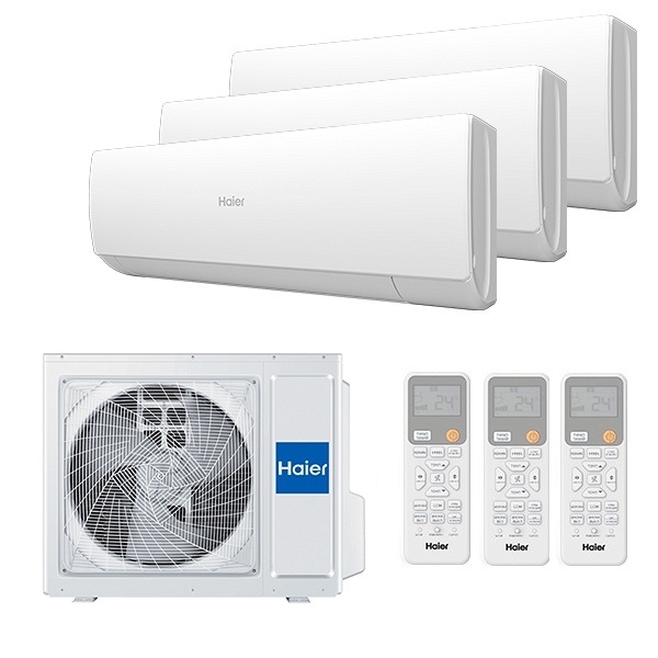 Мульти сплит система Haier 3U70S2SR5FA/ AS25SS1HRA-M х3