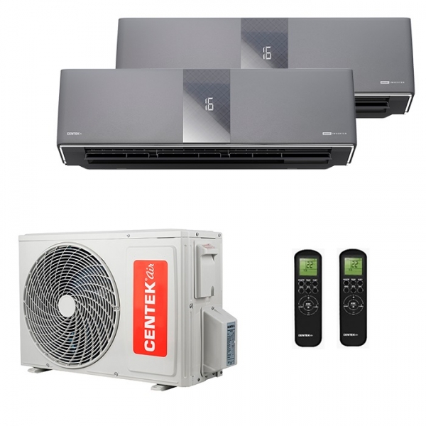 Мульти сплит-система Centek CT-66AM2-H18/4DR3C / CT-66AMWM-H09/4R3B(HG) х2