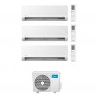 Мульти сплит-система на 3 комнаты Midea M3OA-27HFN8-Q1 / MMES1S-09FRN8G1 х3