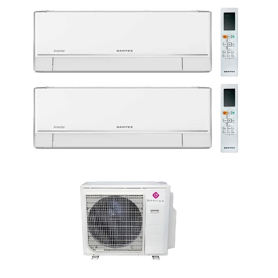 Мульти сплит-система Dantex RK-2M18HM3E-W / RK-M09PDMI х2